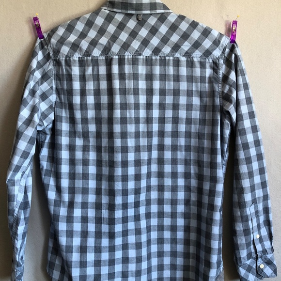 PD & C Men's Plaid Button-down LS (L) - Picture 7 of 7